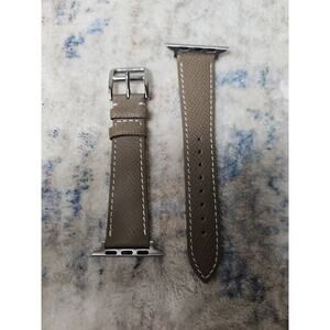 Heyon Women's Leather Watch Band Beige Tan Coffee 16mm - 20mm